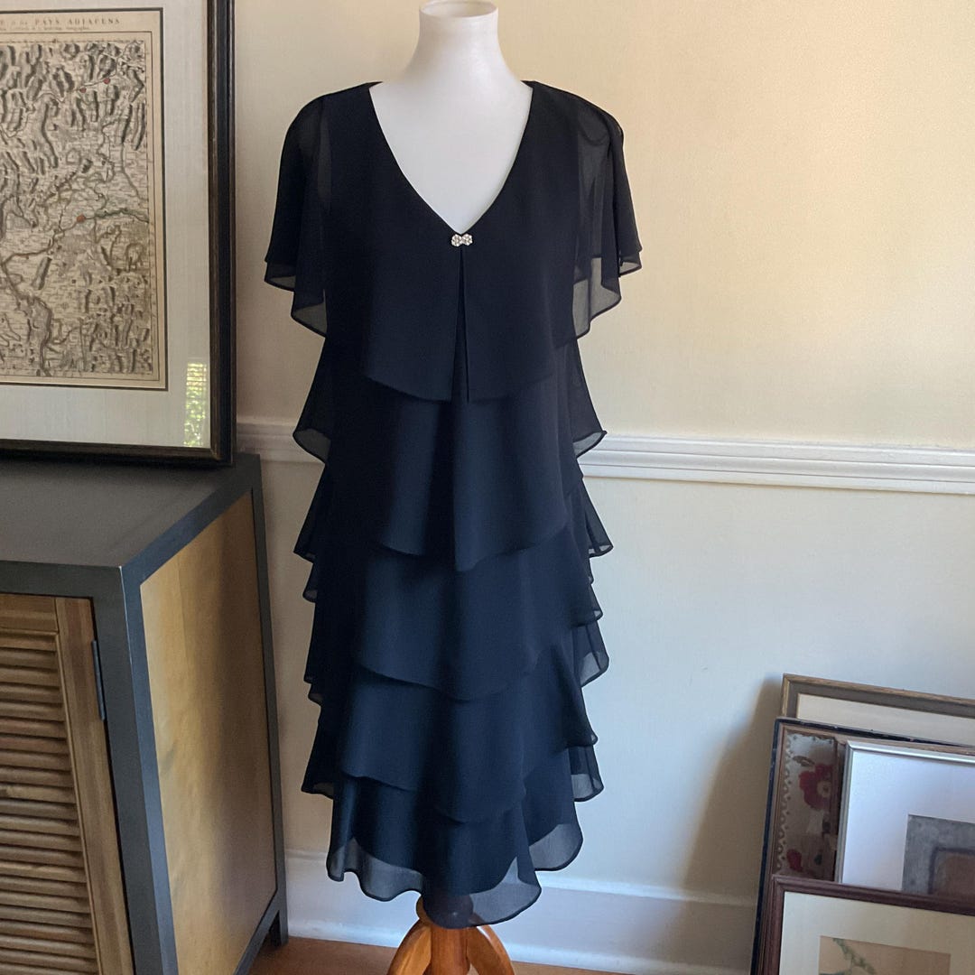 elegant black long sleeve dress Glamorous Lace Long-Sleeve formal dresses Prom Evening Dre Little black dress short womenstops Size:Custom size US