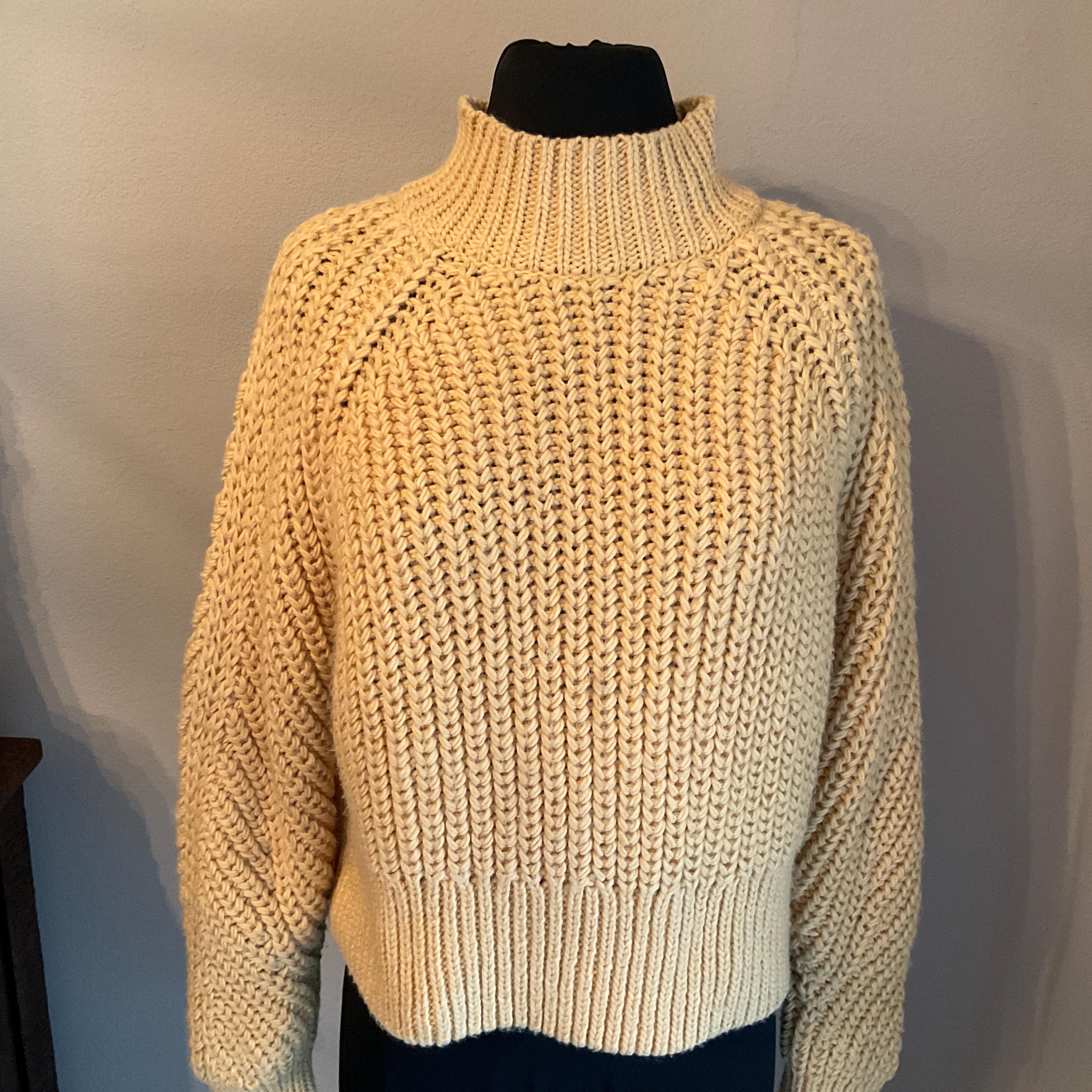 Cropped Wool Sweater