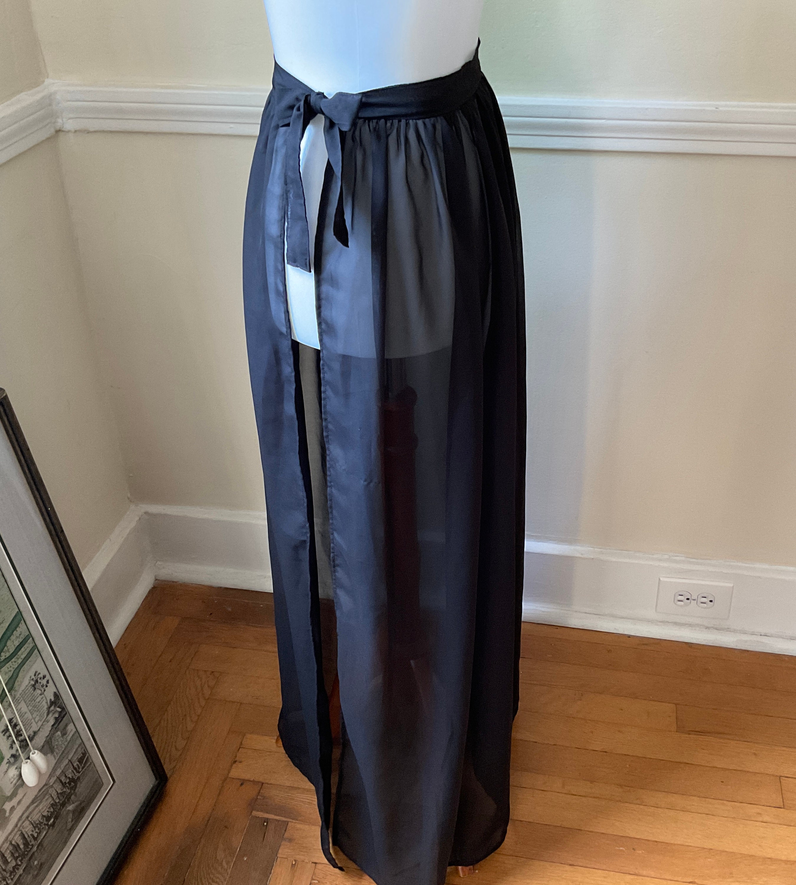Long See Thru Skirt - Etsy