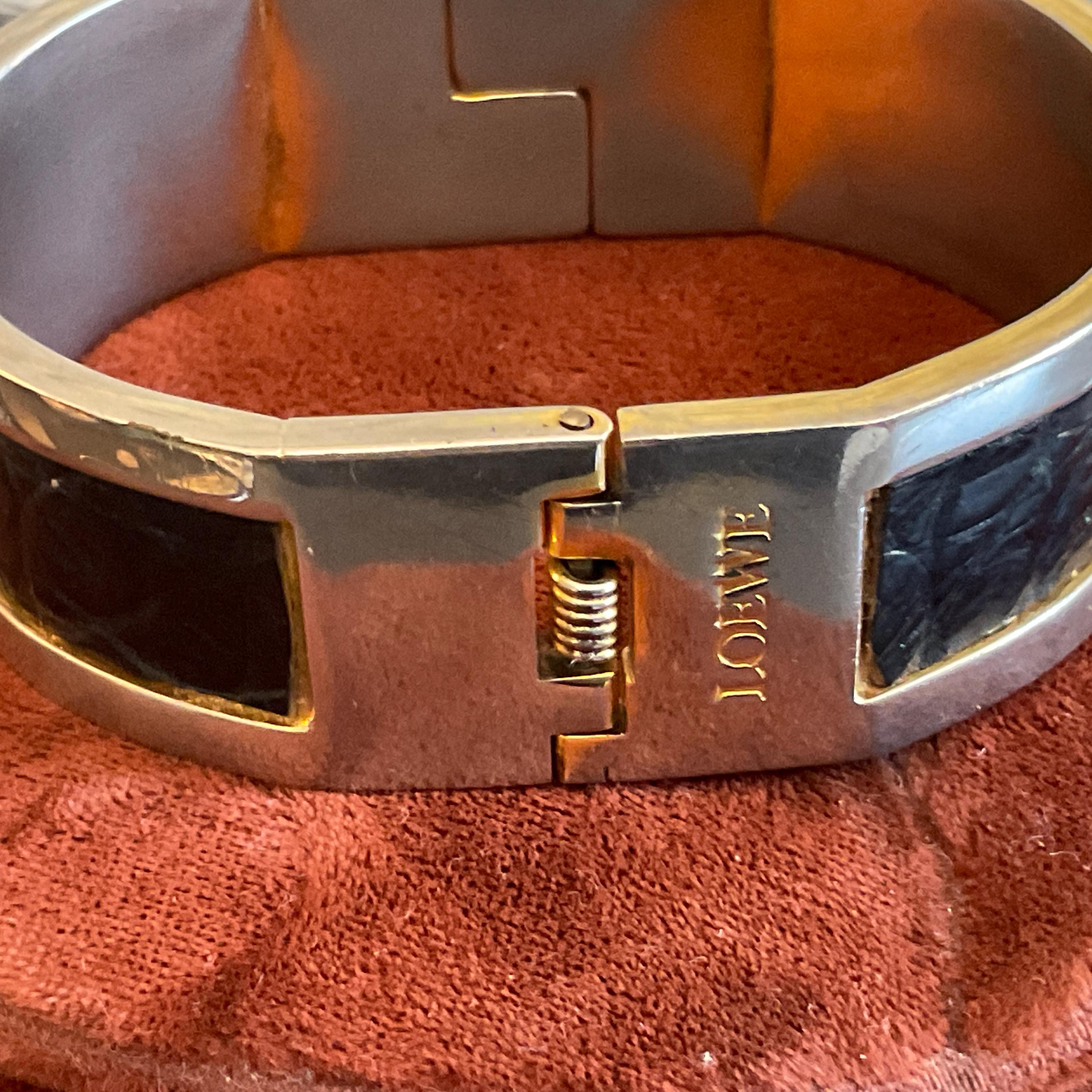 Vintage Loewe Bracelet Silver Tone Cuff Style 6.5” / Loewe Vintage Loewe Bracelet Silver Tone Cuff Style 6.5” / Loewe