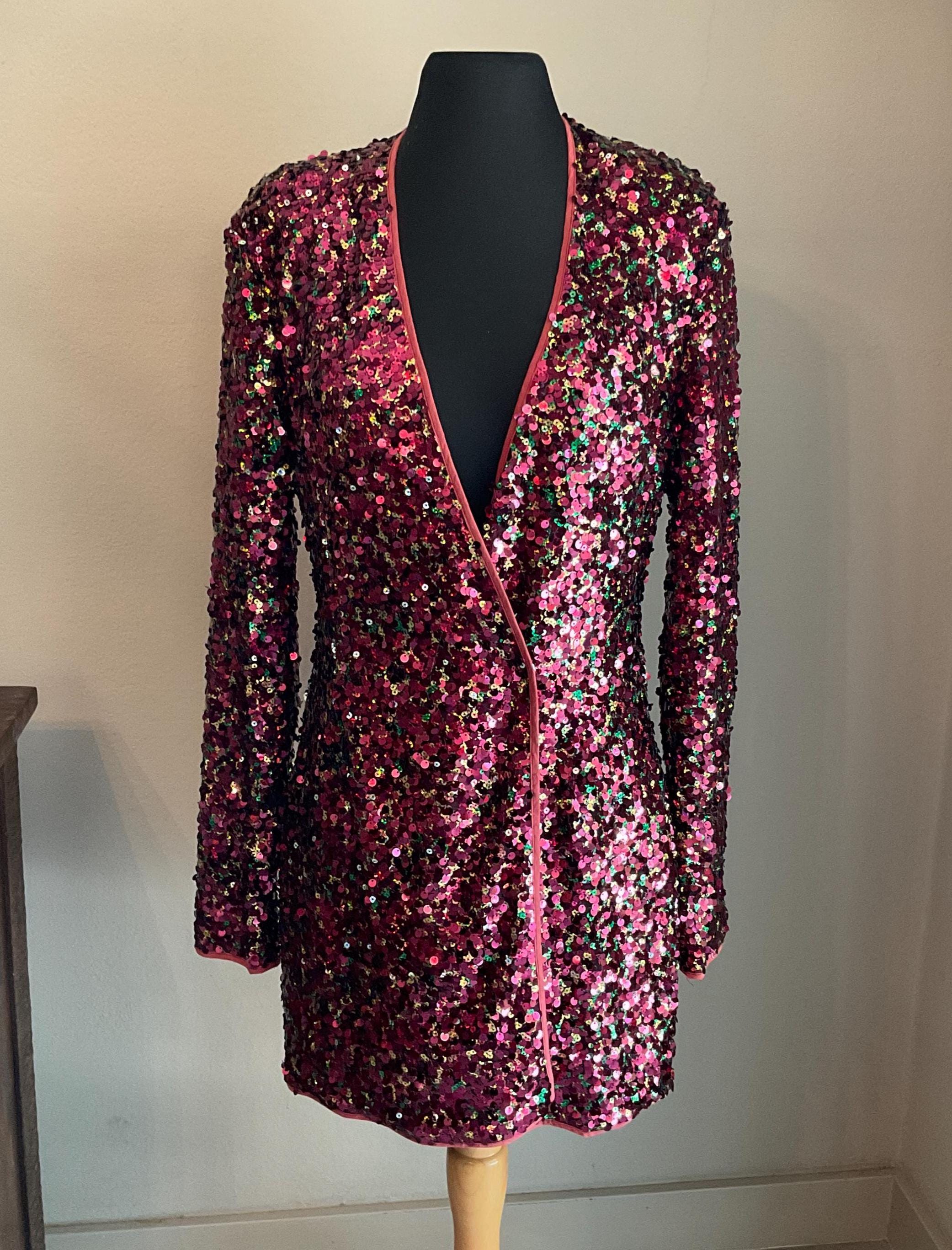 Sequin Blazer Dress