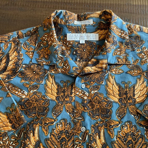 Mens Perry Ellis Vintage RARE Tropical Shirt Bloomingdales Vintage 80s Perry Ellis Cotton Print Shirt XL Vintage Perry Ellis Mens Shirt Etsy Canada
