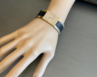 Pebble bracelet in calfskin Black - LOEWE