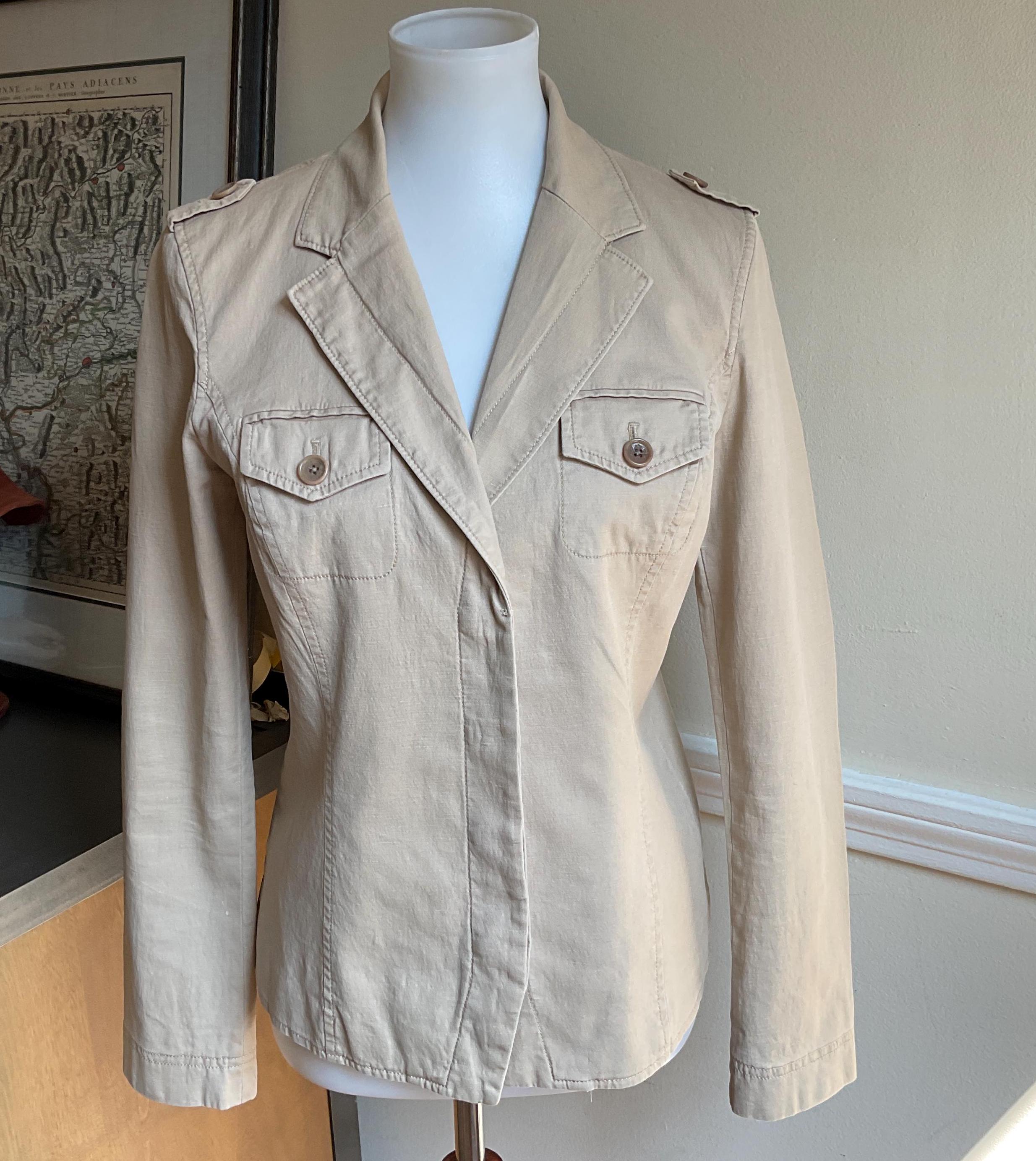Khaki safari jacket women's new arrivals