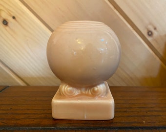 Fiestaware Ball Candle Holder Apricot