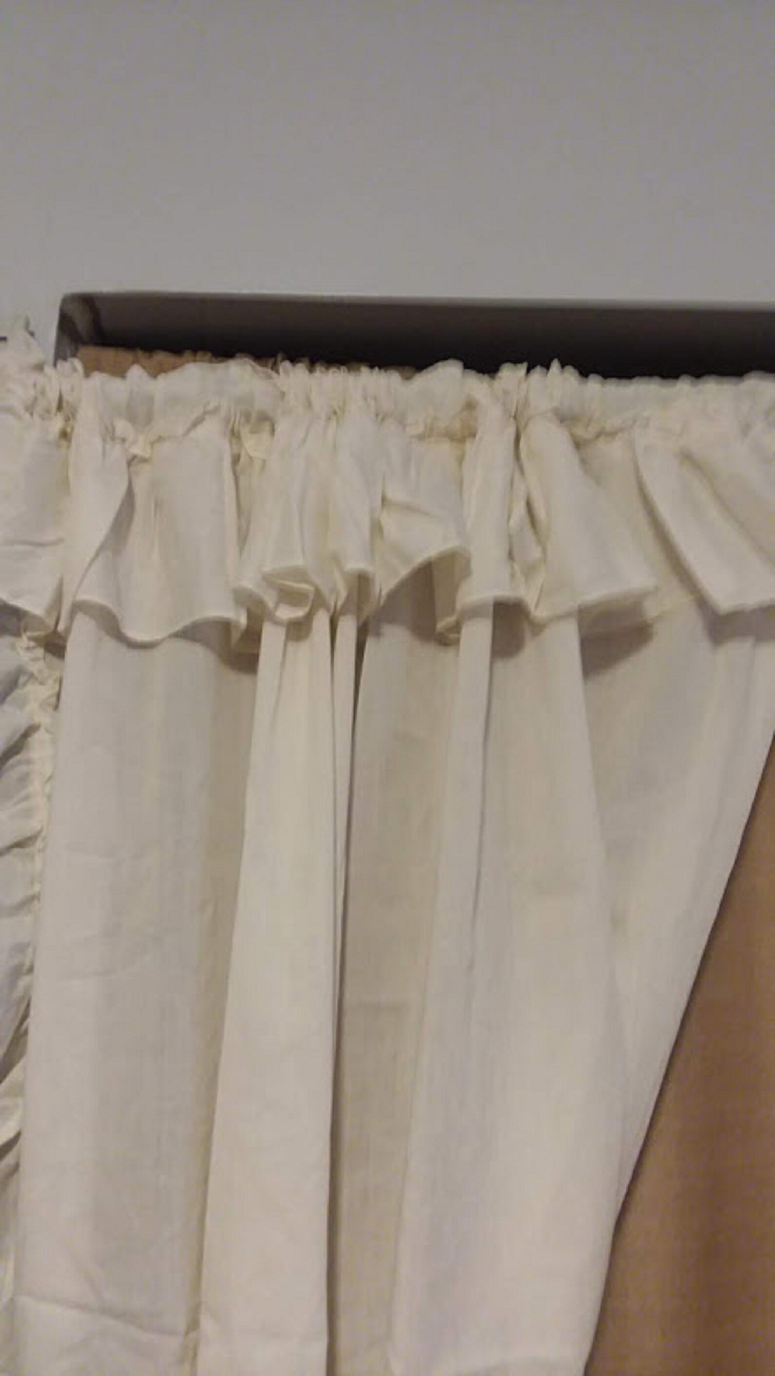 Mid Century Ruffled Cape Cod Curtains for Bedroom or Den 3 Etsy