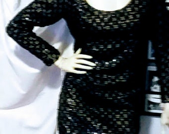 Mid Century The Ultimate LBD ~ Vestido de lentejuelas negro