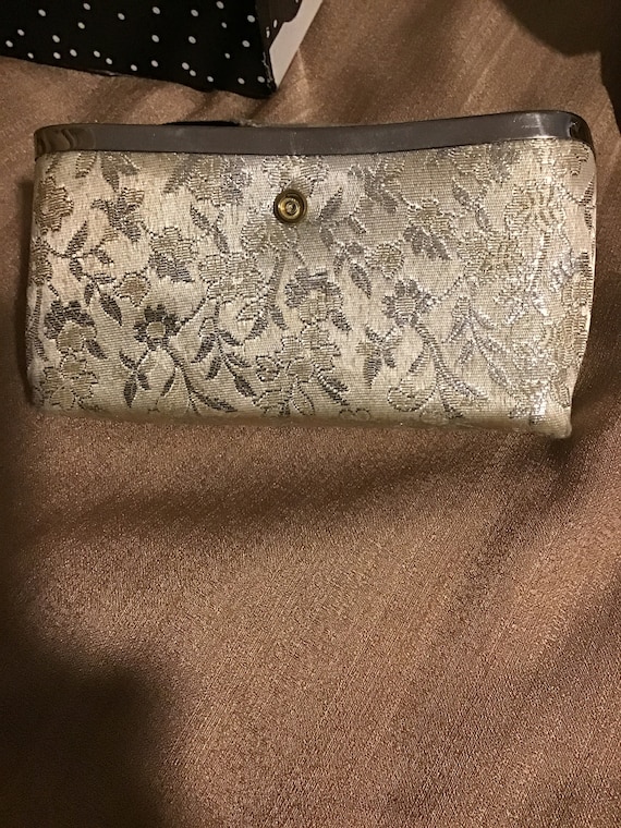 Silver Lame Evening Purse