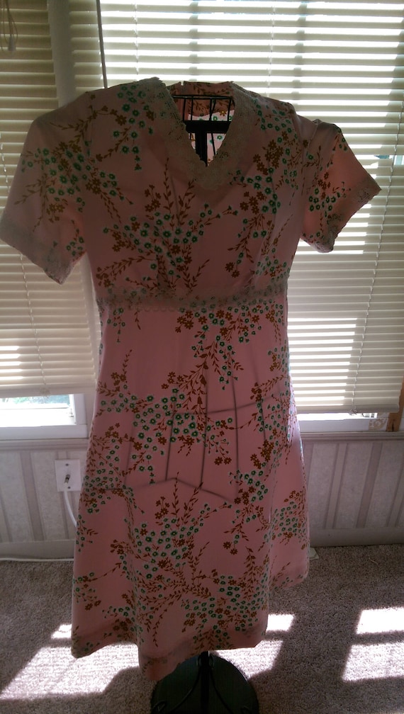 Pink Cherry Blossom Spring/Summer Dress - image 1