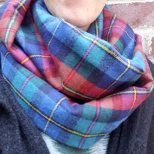 Flannel Infinity Scarf