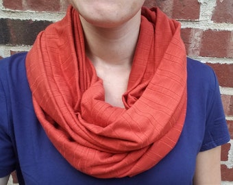 Orange Infinity Scarf