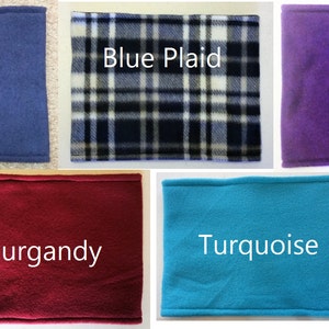 Turquoise Fleece Neck Warmer