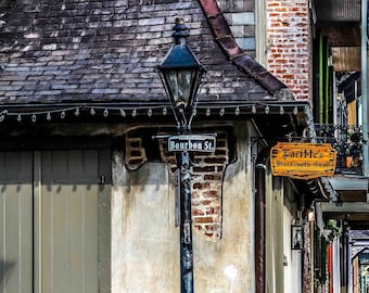 New Orleans Lafitte's Blacksmith Shop Bar Bourbon Street French Quarter Fine Art Photography