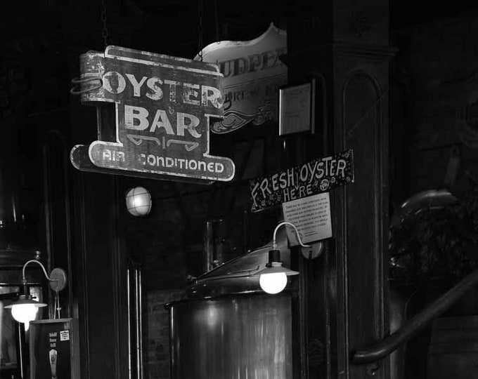 New Orleans  photography "Oyster Bar Crescent City Brew House" French Quarter  photo picture print photograph  canvas