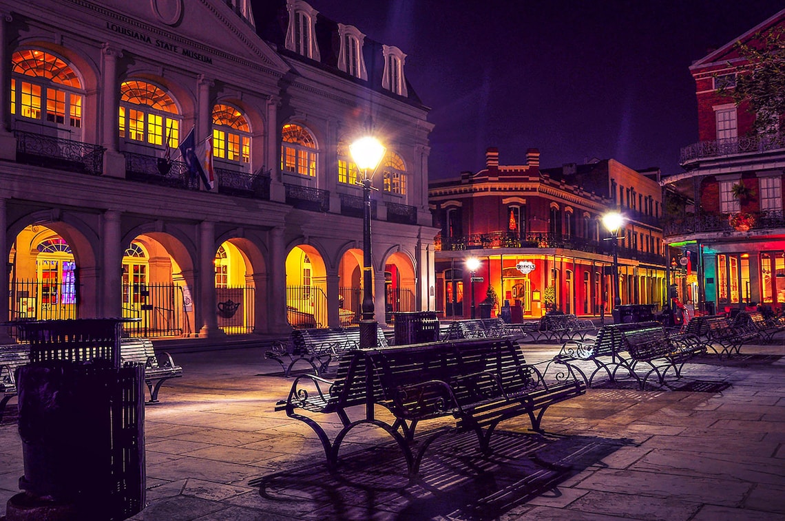 New Orleans Photography JACKSON SQUARE and MURIEL'S 3 at Etsy