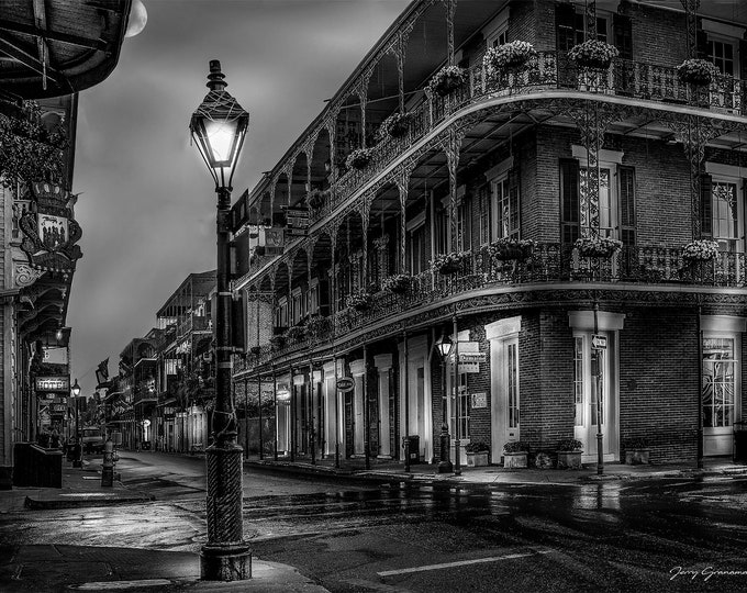 Acrylic Prints of New Orleans - Chicago - Taiwan 30x40 black and white - color