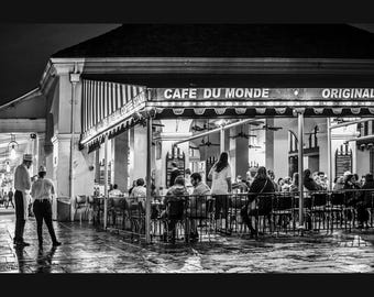 Fotografía de Nueva Orleans CAFE DU MONDE Fotografía del Barrio Francés