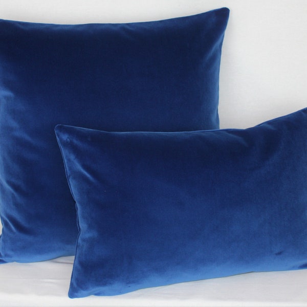 Royal Blue Cushion Etsy UK