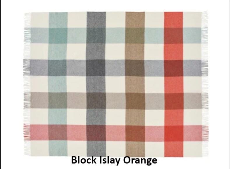 ブロンテ バイ ムーン ポートリー チェック スローブランケット