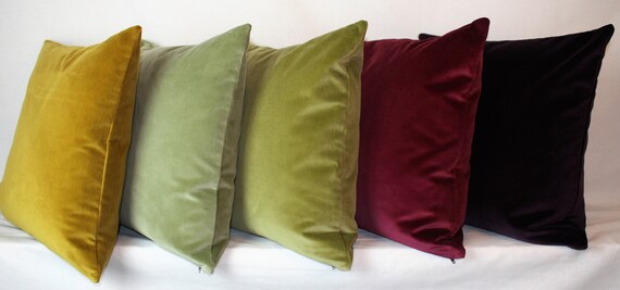 THICK HARDWEARING DURABLE NAVY BROWN CUSHIONS COVERS SIZE 45x45cm 18x18