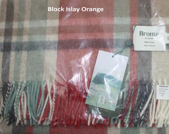 ブロンテ バイ ムーン ポートリー チェック スローブランケット