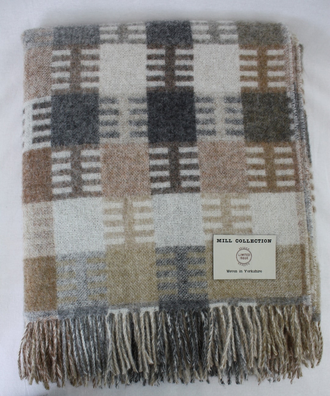 Bronte by Moon Venice Design in Natural Beige & Grey Merino Etsy