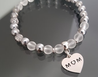 Bracelet ''Mom in heart' 2'