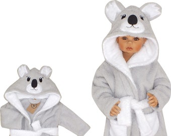 Children's bathrobe soft warm thick cuddly koala children's bathrobe girl or boy