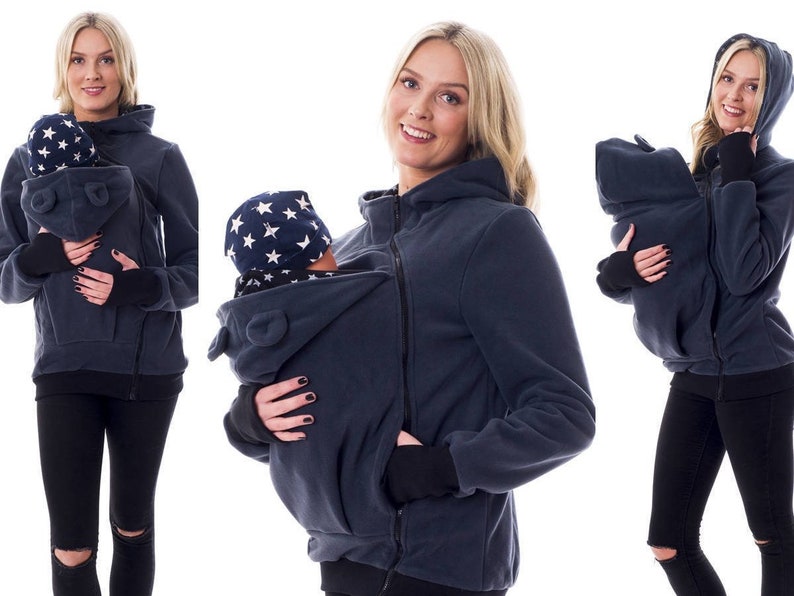 Jacken Mantel Westen Baby Divita 3in1 Tragejacke Umstandsjacke Mit Sussen Barchen Ohren Fur Tragetuch Babytrage Fleece Fur Baby Und Mama 46 Baby Jacken Mantel Westen Dawaak Com Sa