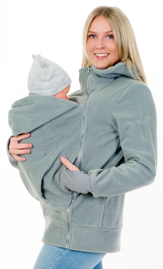 Babywearing Jacket for Mom and Baby fleece Jacket Etsy