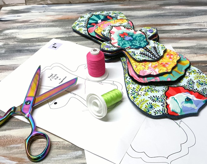 Printable Cloth Pad Sewing Pattern: REGAL Reusable Sanitary Pads(PDF Download, 6-15 inch Sizes) Print, Cut out your pattern and sew your own