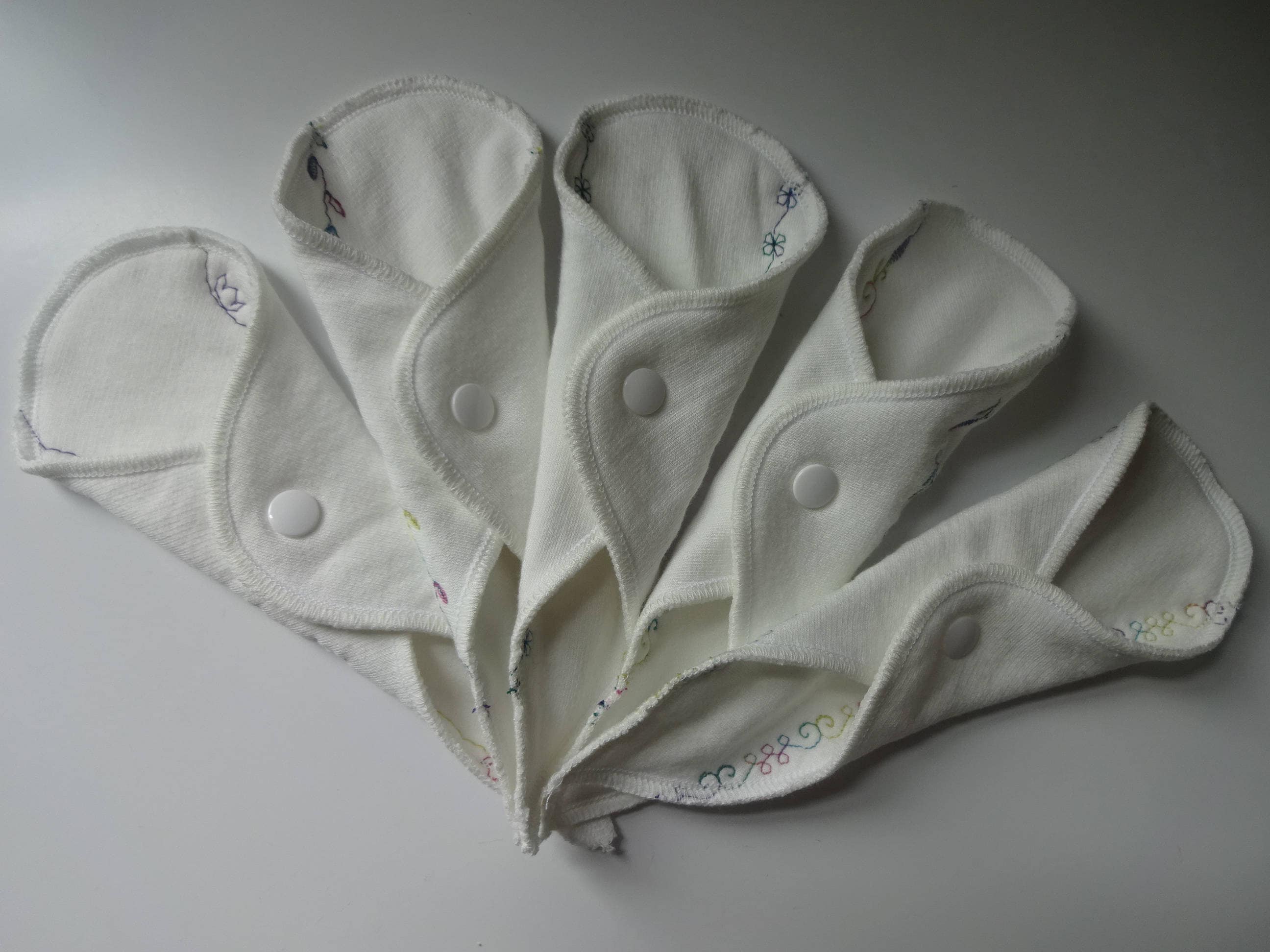 Organic Bamboo CLOTH THONG PADS/ Panty Liner Thong Pads and Liners For