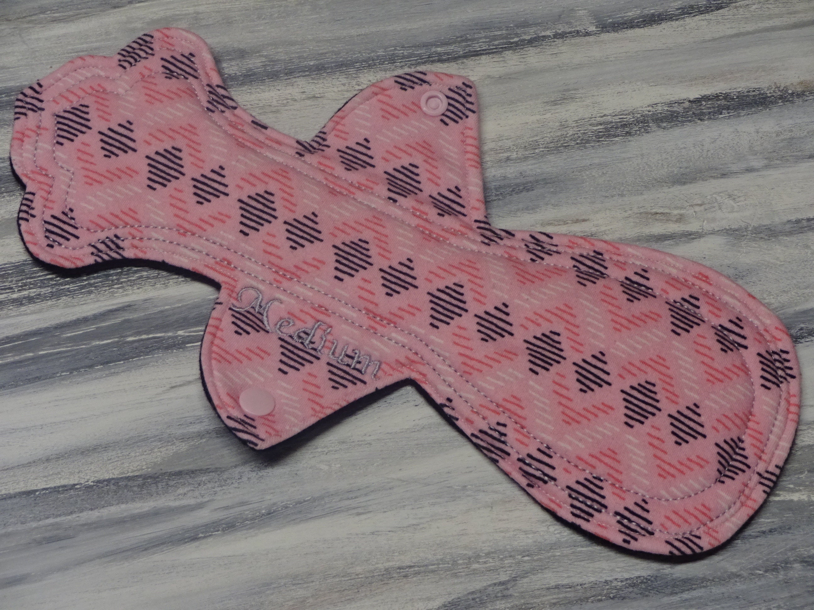 12 pink Medium/HEAVY Cotton CLOTH PADS, postpartum pads Organic Cotton