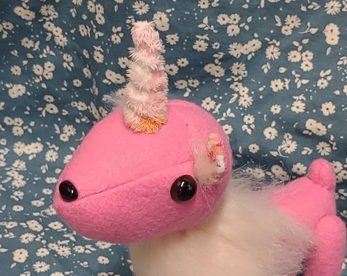 Unideer plushie unicorn and deer doll mixed • adorable addition to your sweet art dolls • beautiful pink unicorn deer plushy toy