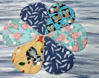 TINY THONG Pantyliners, liners for thong, g string, panty liners for everyday zero waste cotton PADS Menstrual Care for Women-HuggableEarth