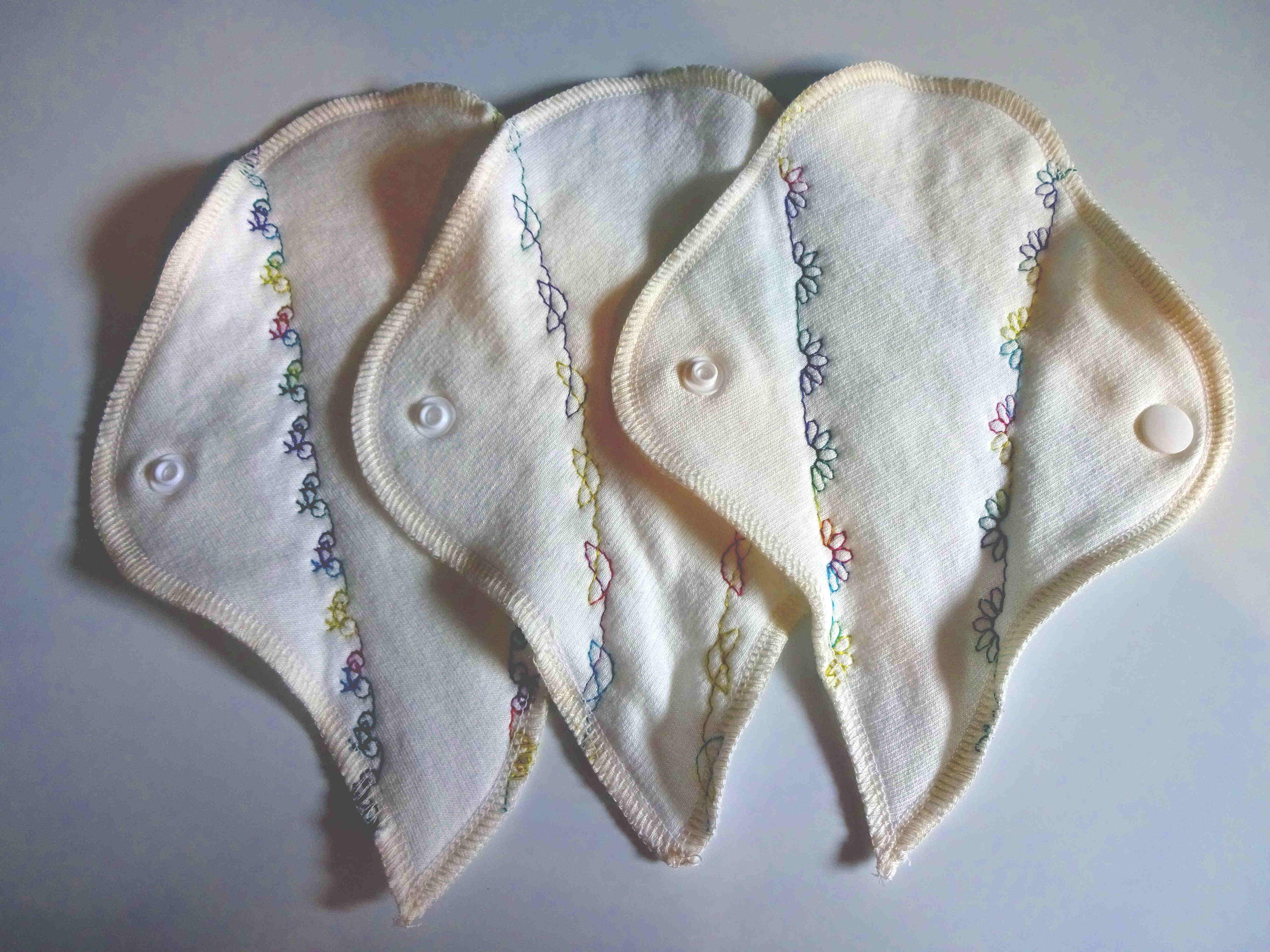Organic Bamboo CLOTH THONG PADS/ Panty Liner Thong Pads and Liners For