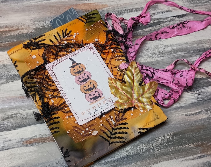 PUMPKIN Patch orange OCTOBER Daily notebook junk journal