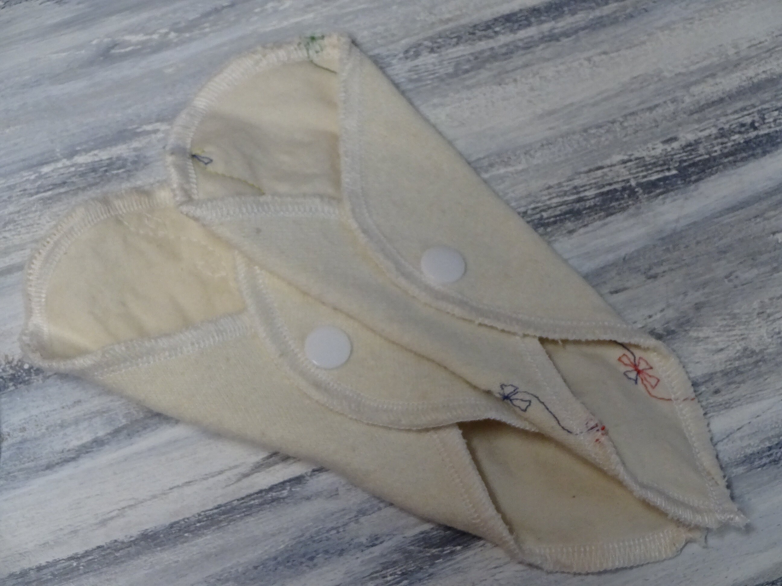 2 Pack CLOTH Thong PADS BAMBOO Fleece