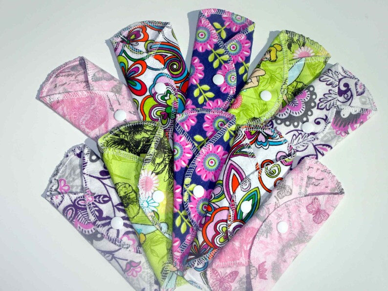 7 Pack CLOTH PANTY LINERS / Liners for everyday comfort wear Etsy