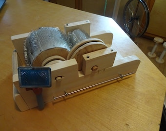 Digital Pattern Only - Calet Mini DRUM CARDER PLANS- Immediate pdf Including Patterns & Templates
