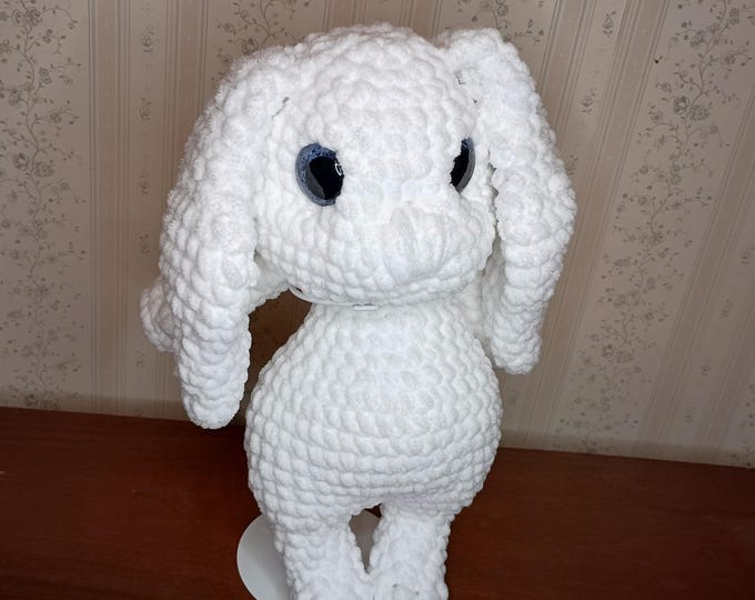 ADORABLE PLUSH BUNNY Rabbit, so sweet and cuddly, amigurumi plush bunny, crocheted bunny rabbit plushie toy