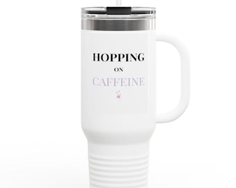 Hopping on Caffeine Travel Mug | 40oz Insulated Tumbler