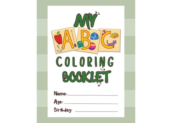 Kids Alphabet Activity Pack (PDF Printable)