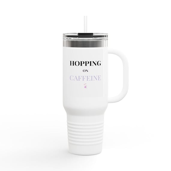 Hopping on Caffeine Travel Mug | 40oz Insulated Tumbler