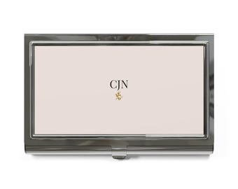 Sleek Metal Business Card Holder | Minimalist Professional Case