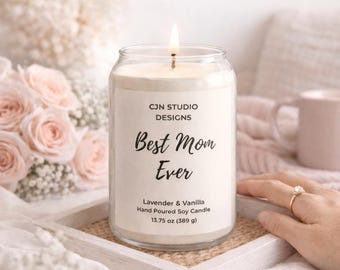 Mom Ever Vanilla Bean Soy Candle | 13.75oz Gift