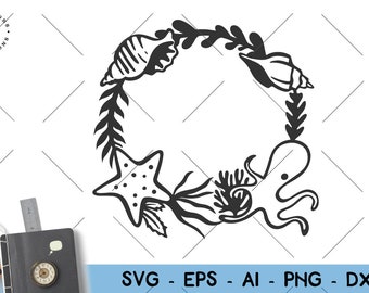 Free Free 126 Mermaid Wreath Svg SVG PNG EPS DXF File