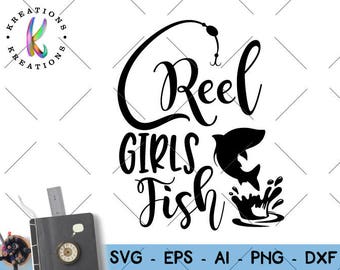 Download Girl fishing svg | Etsy