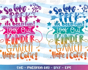 Download So Long Pre K Svg Etsy