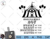 Circus theme SVG circus clipart SVG circus birthday boy theme svg digital decal svg cut file Cricut Instant Download vector SVG png dxf